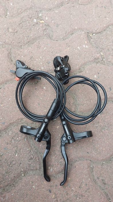 Set frane disc hidraulice SHIMANO MT200 NOI 100/150cm OEM