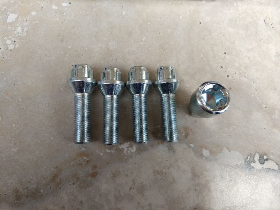 Set Prezoane antifurt Bmw Vw Audi Lungi 50 mm/ 75 mm filet M12 si M1