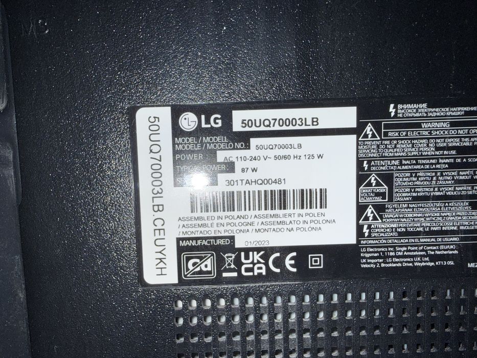 Televizor LG 50UQ7003