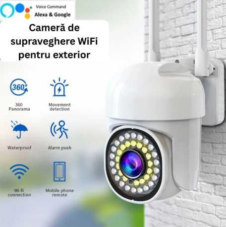 !!!БЕЗПЛАТНА ДОСТАВКА!!! WiFi камера за видеонаблюдение, нощно виждане