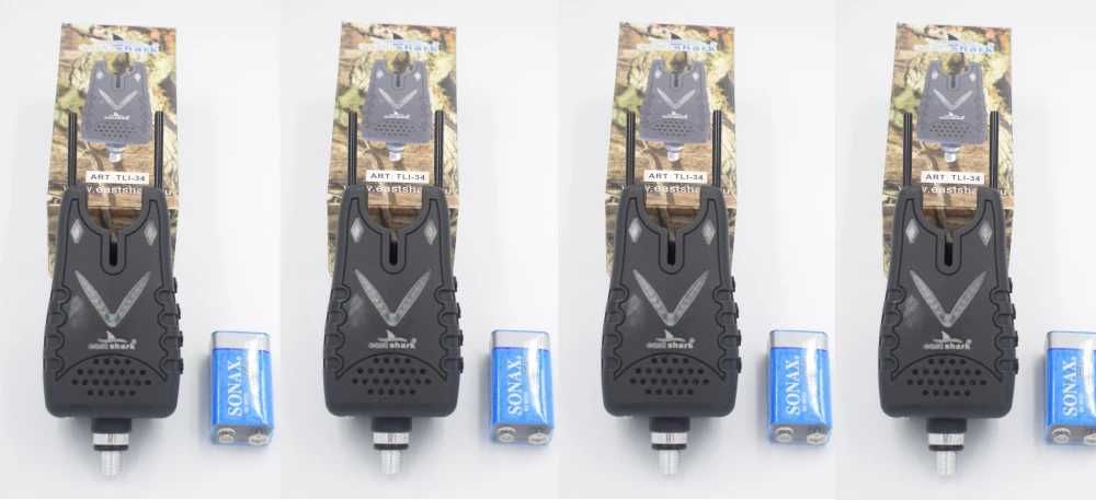 SET 4 Avertizoari East Shark TLI34 cu 4 swingere lumina si penar