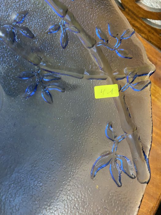 Италианска фруктиера  от цветно стъкло