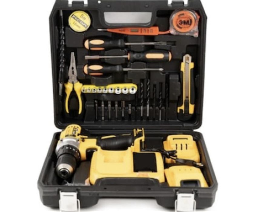 Bormasina / autofiletant  cu percutie 2 baterii Dewalt/ Bosch / Makita