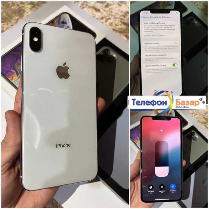 Iphone Xs Max Silver 64 gb