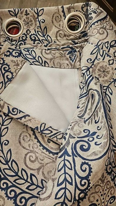 TOPICK Комплект от 2 непрозрачни завеси, 130 х 175 см