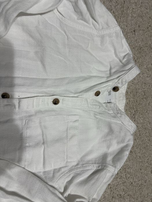 Camasa alba si pantaloni negri 2-3 ani H&M