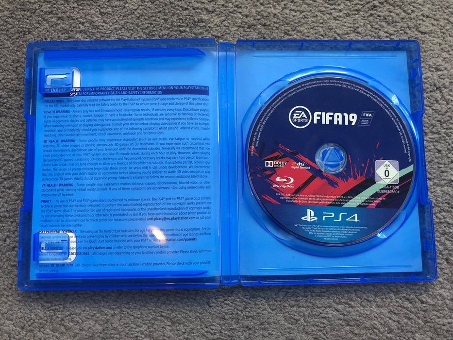 Диск FIFA 19 на PlayStation 4 (б/у)