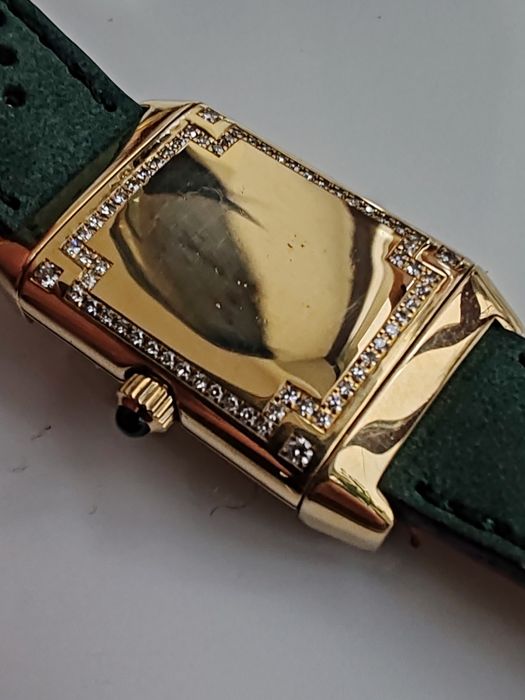 Ceas Jaeger LeCoultre Reverso Aur 18k  Diamante