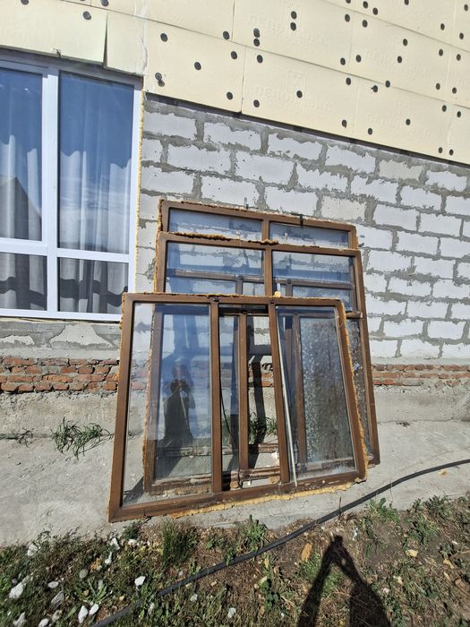 Продам окна б/у деревянные