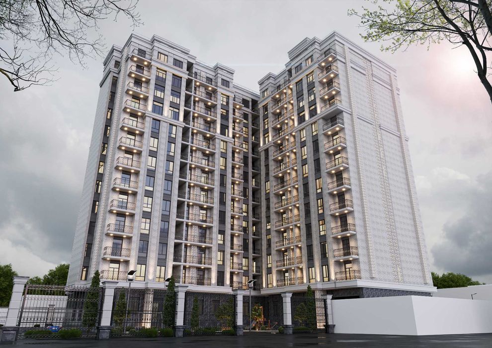 ЖК "Сугдиёна" 60 м2  2-к квартира  Ташкент Сергили 3