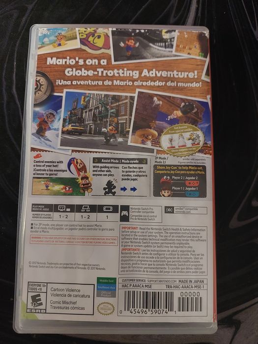 Картридж с игрой Mario Odyssey