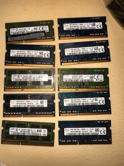 Memorii ram 8gb/4gb DDR3/DDR3L