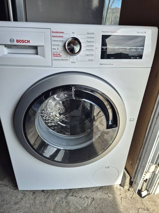 Пералня със сушилня Бош 9/6кг внос от Германия гаранция 12 месеца