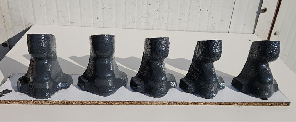 Set 5 picioare fontă pentru vană / cadă ( 4+1 gratis)