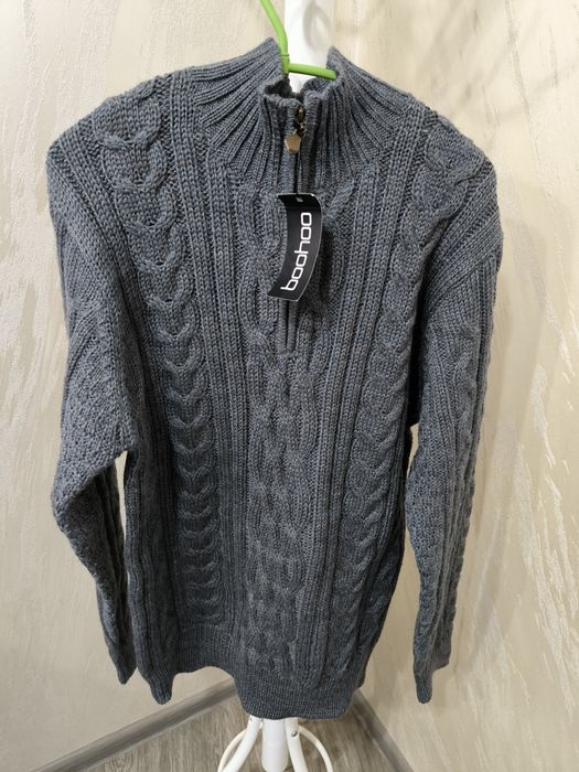 Мъжки плетен вълнен пуловер WoolOvers