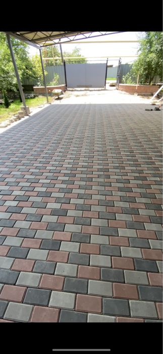 Укладка брусчатки