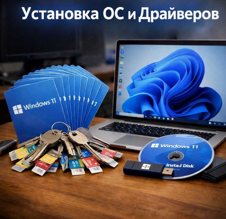 Установка Windows 11, Office и драйверов