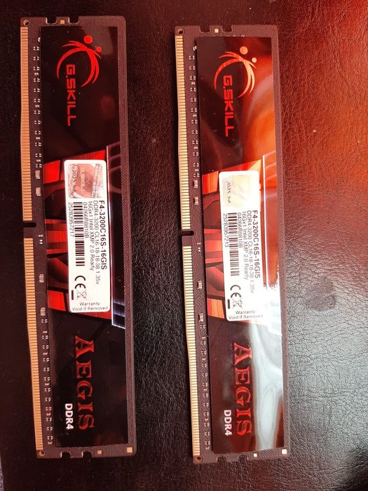 Kit 32gb memorii  ram ddr4 2x16gb Gskill Aegis 3200mhz , cl16