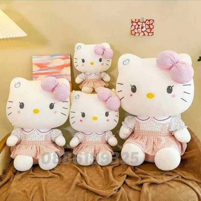 Плюшена играчка Hello Kitty, 50см, Кити Плюшено коте