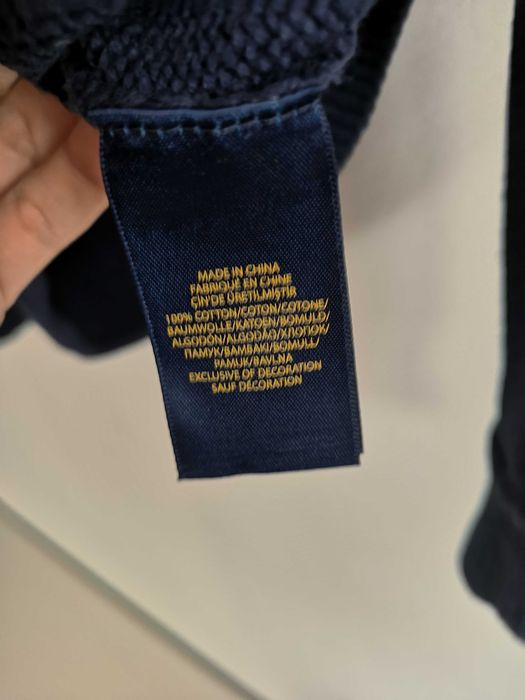 pulover jacheta bumbac bluza copii Polo Ralph Lauren  10 - 12 ani