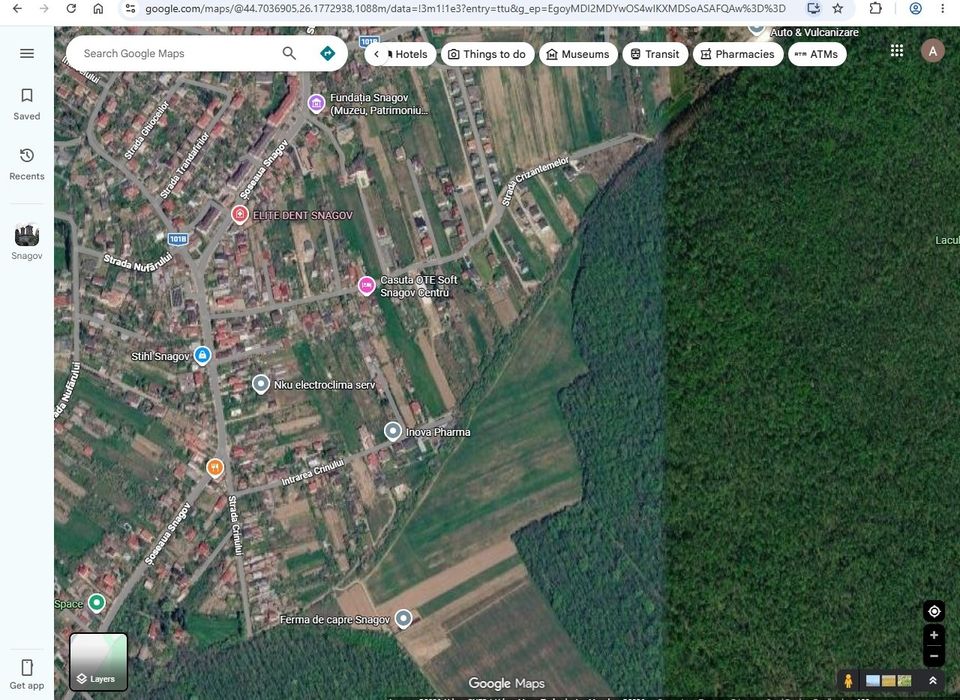 Teren lângă Padurea Snagov
