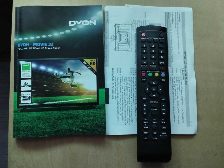 Televizor Full HD DYON Movie 32 (81 cm) - Ca Nou / Slot Card Digi / Import Germania