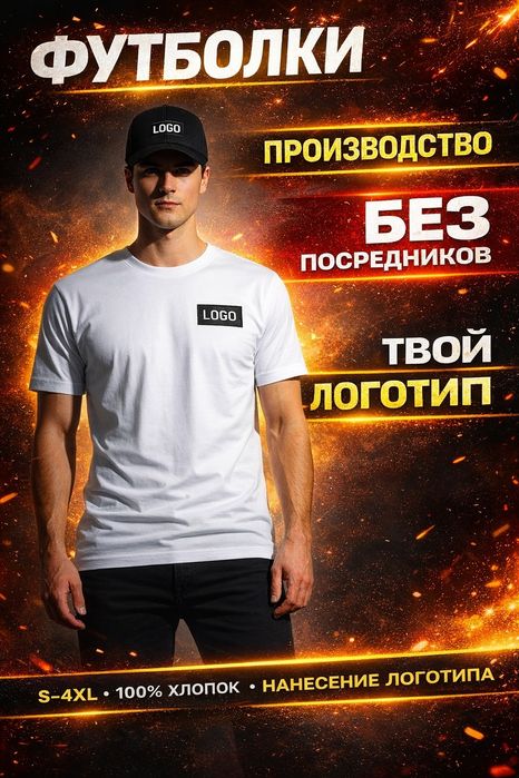 Футболки с вашим логотипом печать принт