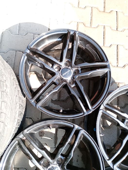 4 jante aliaj 5x112 R17 potrivesc audi A3 A4 A6 Q3 Q5 Skoda Volkswagen