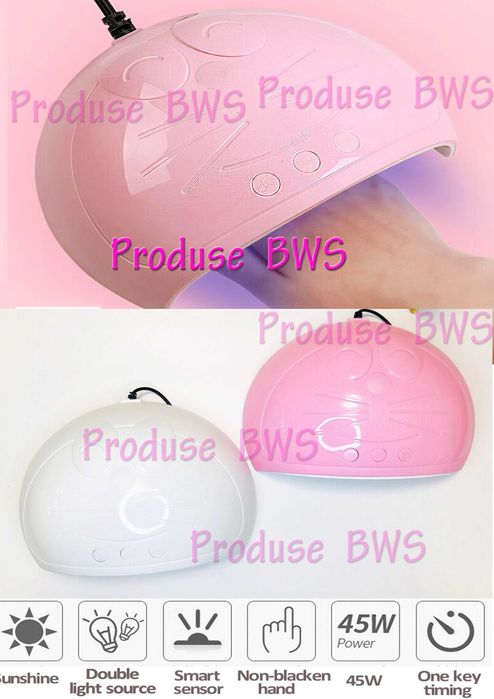 +cadou-Kit PANDUR unghii false gel uv-set manichiura,Freza pila