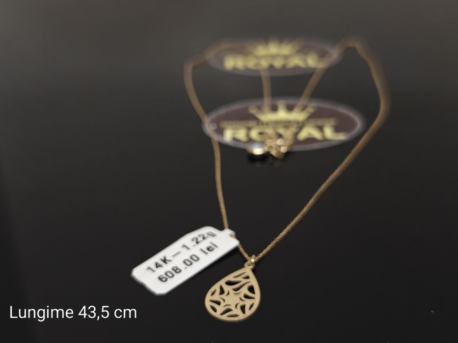 Bijuteria Royal: Lant aur 14k/1.22 gr