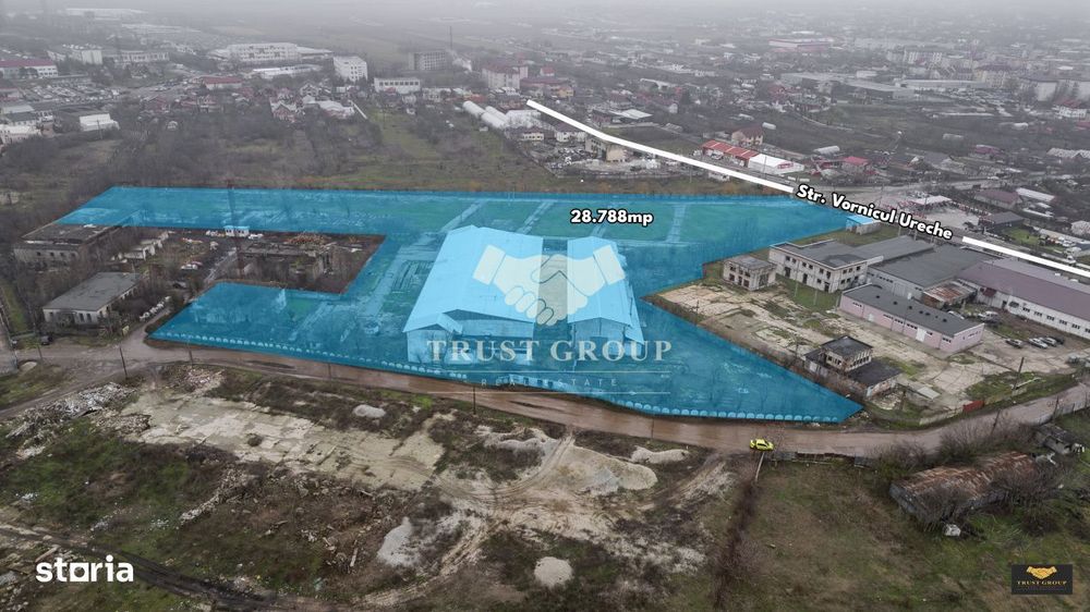 Teren 28.788m + Hale industriale + Sediu Firma