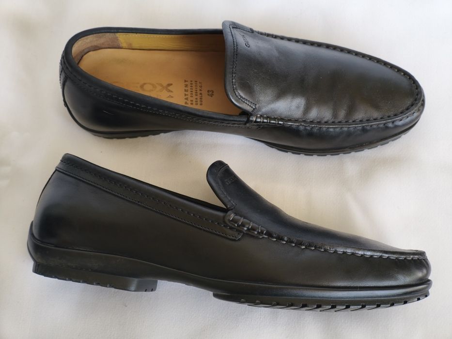 Geox, мъжки мокасини естествена кожа, номер 43