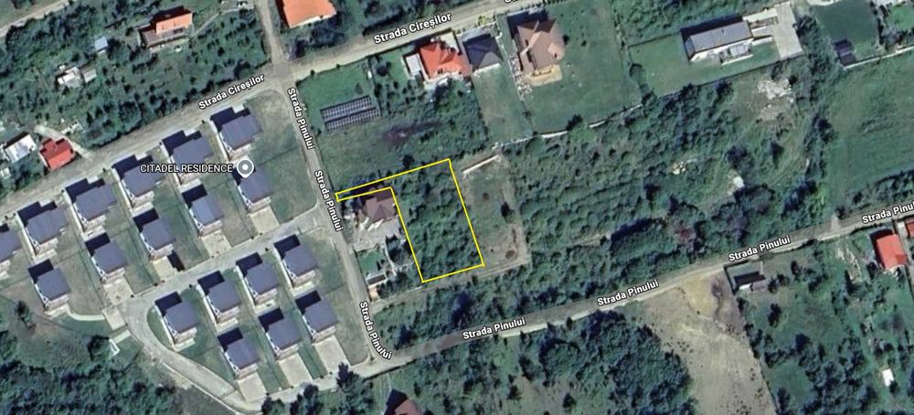 Teren intravilan de 1409 mp cu PUZ - Cisnadioara, strada Cireşilor