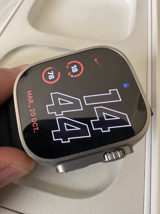 Apple watch ultra2 Titanium blue