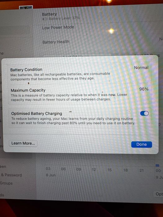 MacBook Air M2 13” (2022) | 8GB RAM | 512GB SSD | Battery Health 96% | Cutie Originală