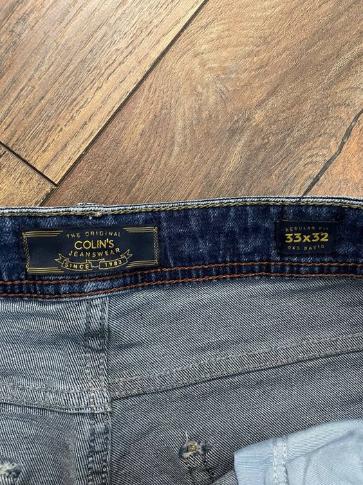 джинсы colins стретч прямой крой 33x32