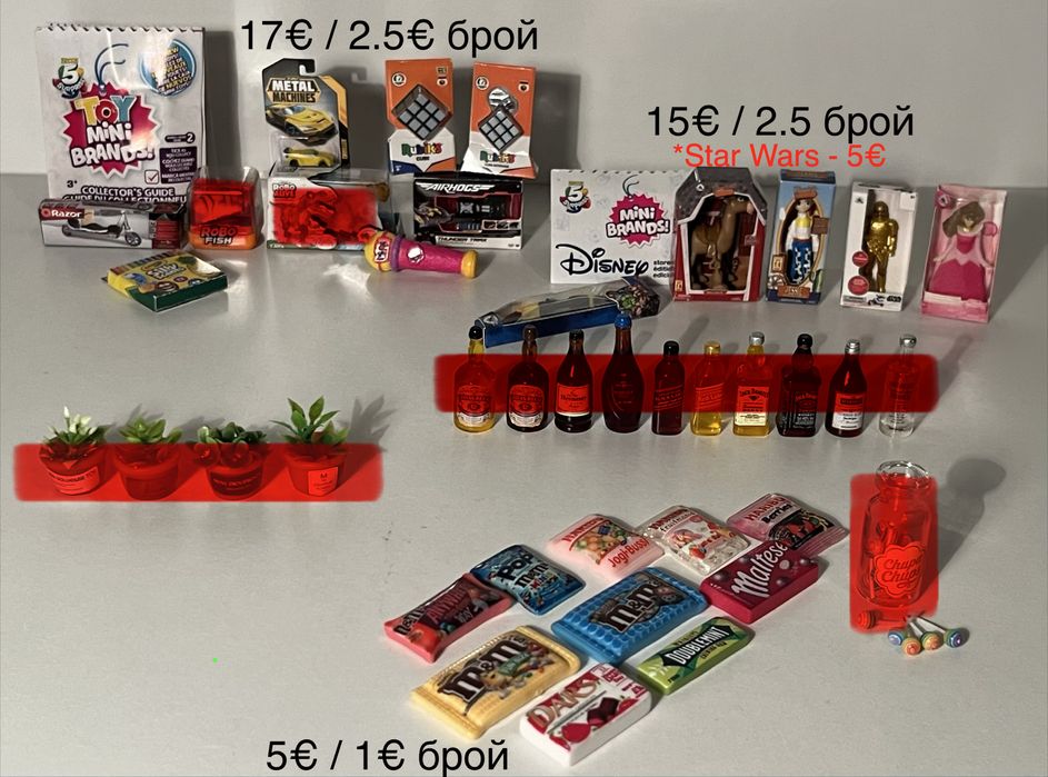 Миниатюрни фигурки - разновидности