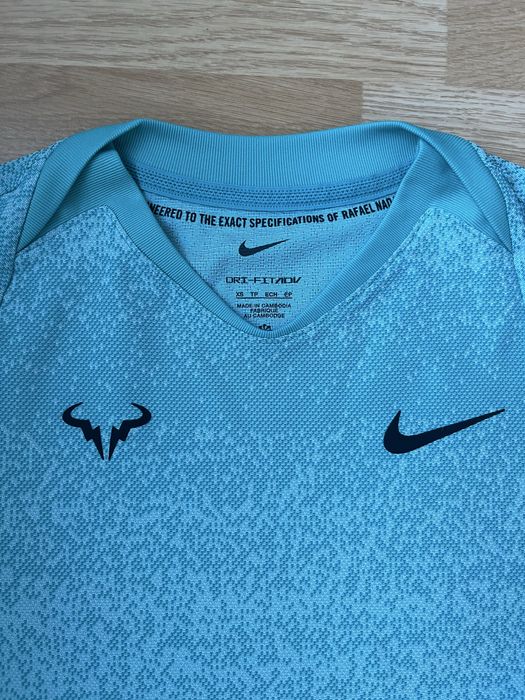 Nike Rafa Nadal тенис тениска Roland Garros 2024 размер S-XS