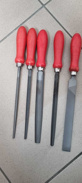 Set 5 pile pentru metal, pile metalice 150 mm