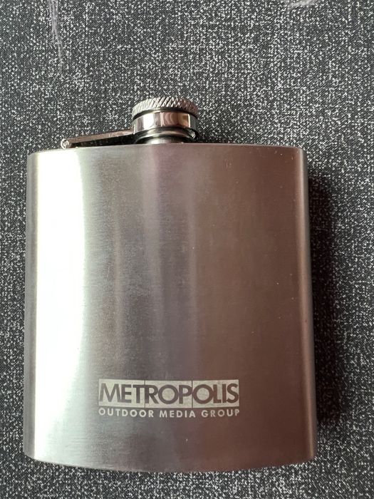 Метално шише от неръждаема стомана. Коледа.