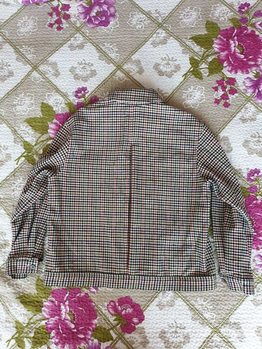 Jacheta camasa bumbac carouri Tommy Hilfiger Zara Massimo Dutti