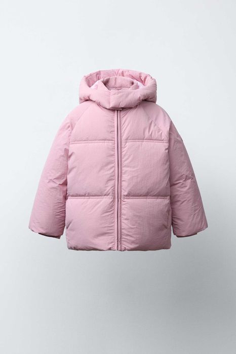 Пухено зимно ZARA яке р-р 116