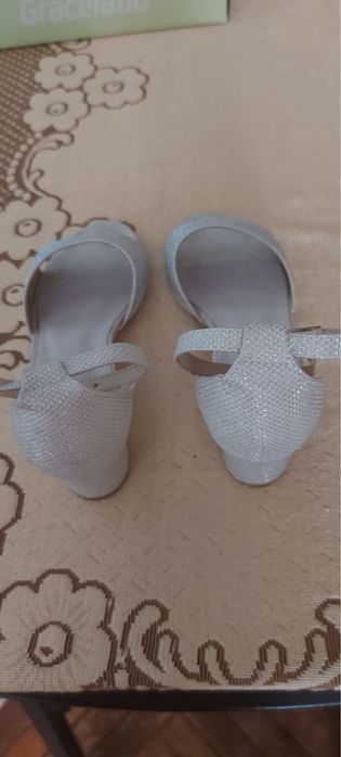 Rochie de ocazie pentru fete, mărimea 10-11 ani + pantofi, mărimea 36