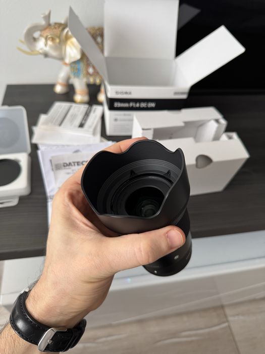 Sigma 23mm f/1.4 DC DN Sony E – купен 23.05.2025, в гаранция + ND K&F