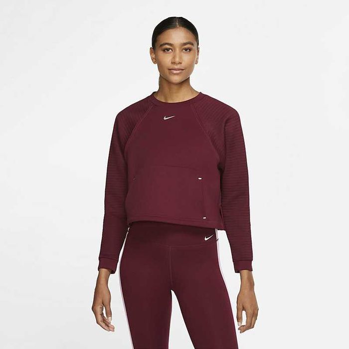 НОВА Найк Nike Pro LUXE Loose Fit женска спортна блуза фланела М