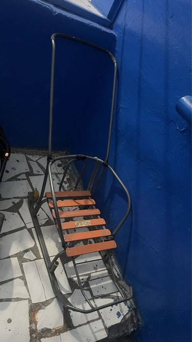 Санка с колесиками