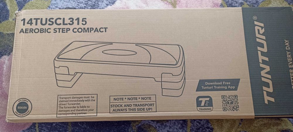 Степер за аеробика Step Compact с регулируема височина