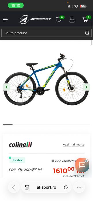 Bicicleta MTB Colinelli COL 27 marime 29