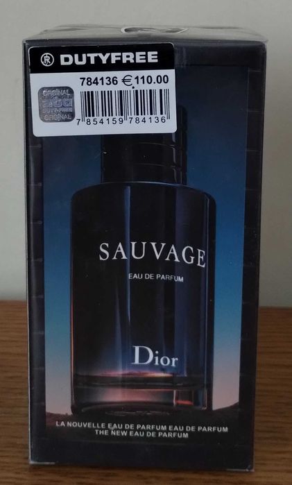 Apa de parfum DIOR - SAUVAGE, 100 ml, autentic, sigilat