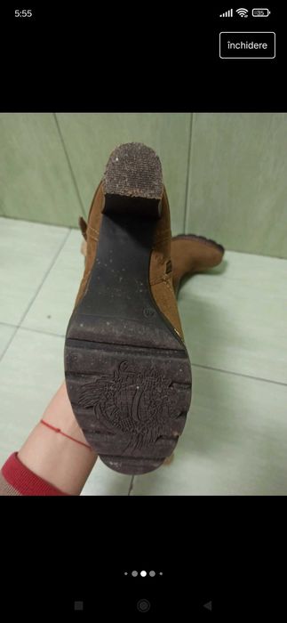 Cizme cu toc 10 cm Deichmann